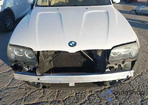 2007 BMW X3 3.0Si from USA, damaged, VIN WBXPC93417WF15742